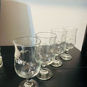 Pfaltzgraff Heirloom Glasses Goblets Set of 4